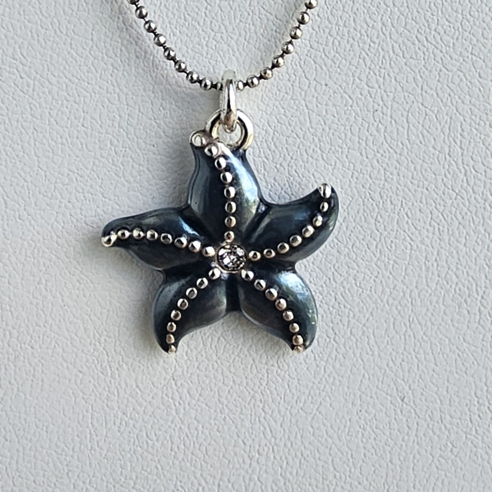 Brighton Collectibles Jewelry Seascape Starfish Necklace Retired